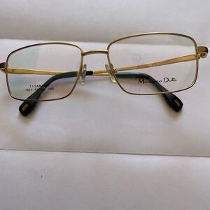 Massimo Dutti Elegant Gold Glasses